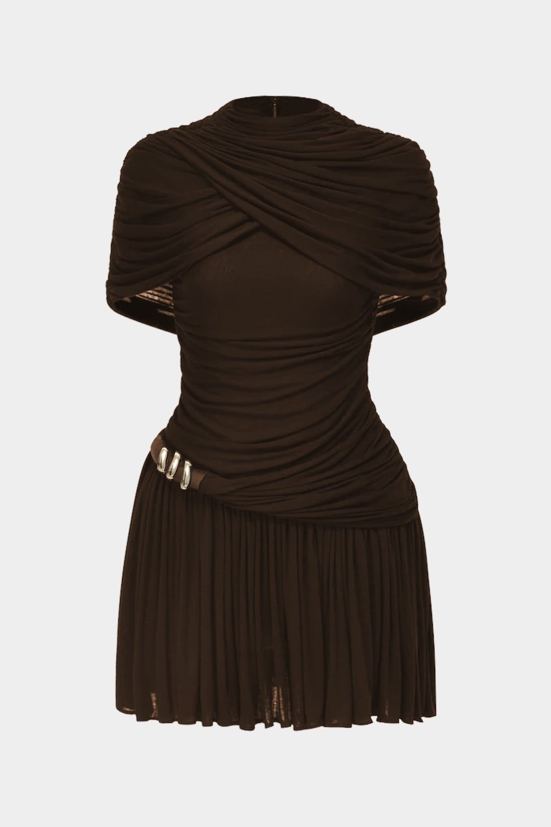 Brown Midi Dress